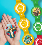 Różaniec 2024 - Moja tarcza mocy - zestaw dla 10 dzieci