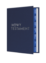 Nowy Testament z paginatorami i infografikami - format A5, wersja srebrna