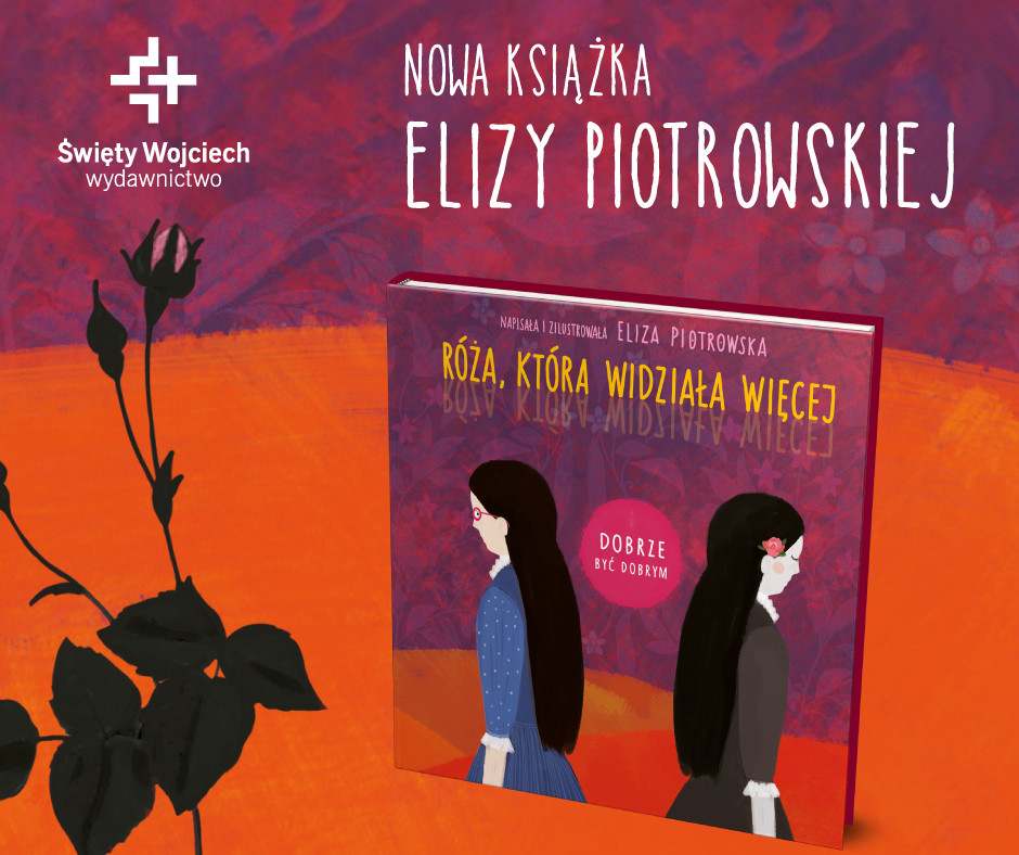 Róża, która widziała więcej - baner z okładką książki